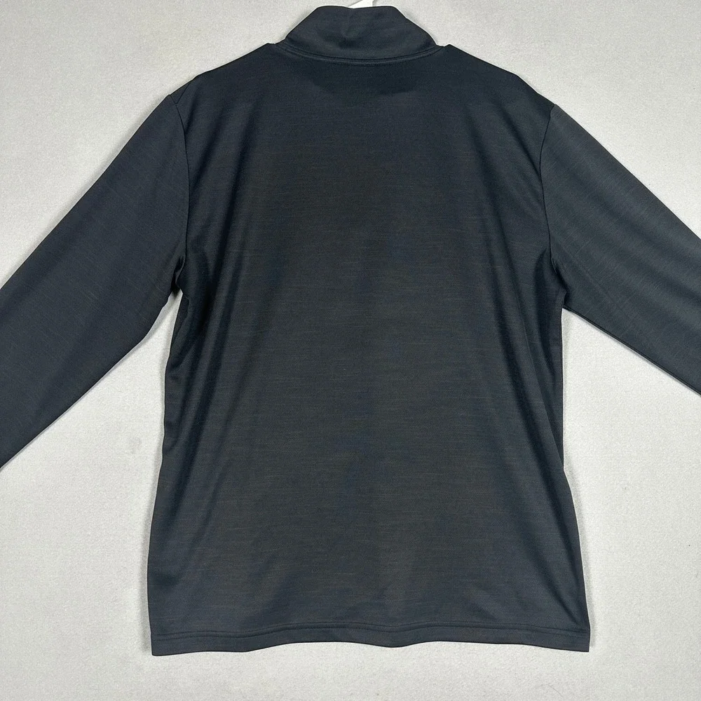 Virginia Tech Hokies Nike Shirt Mens Large Dri-FIT Black Quarter Zip Pullover